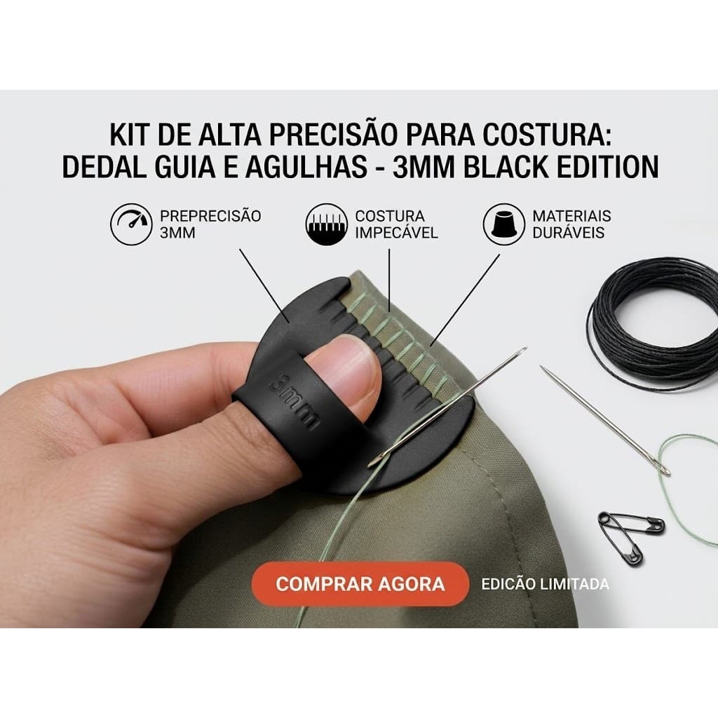 Ferramenta De Costura Manual Com Espaçamento De 4 mm e 3 Para Artesanato DIY Guia Fácil Iniciantes