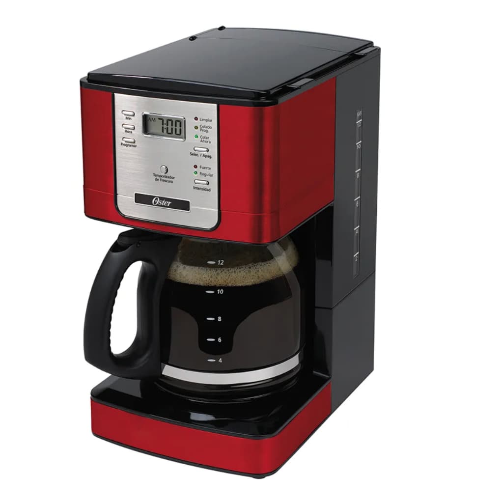 Cafeteira Eletrica Oster Programável Flavor - Vermelha - 110V/127V