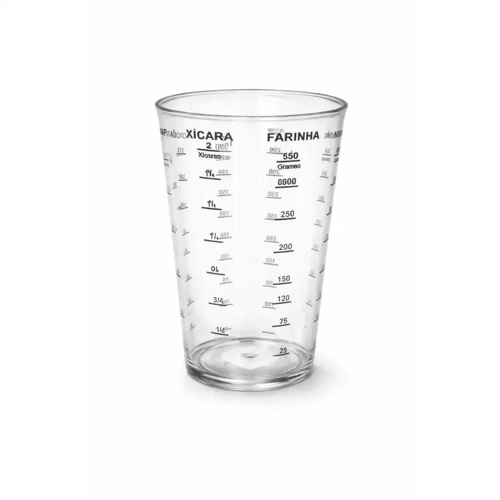 Copo Medidor Graduado De Plástico 580Ml Plasvale