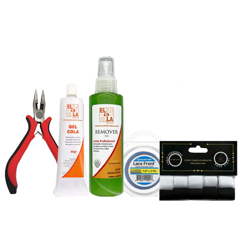 Kit Para Fabricação De Mega Hair Na Fita Adesiva