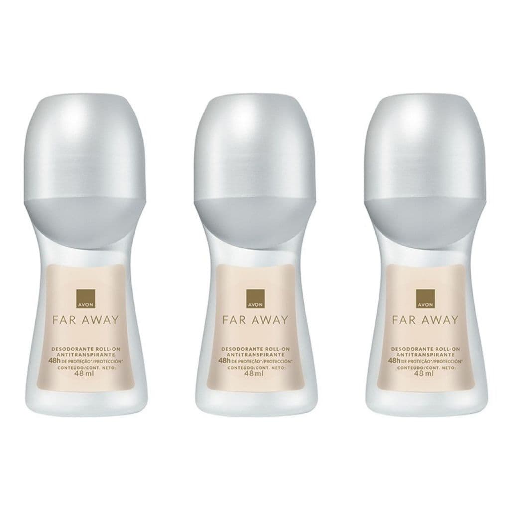 Roll On Avon Far Away (48 ml) Kit com 3/5/9 unidades- PRODUTO ORIGINAL