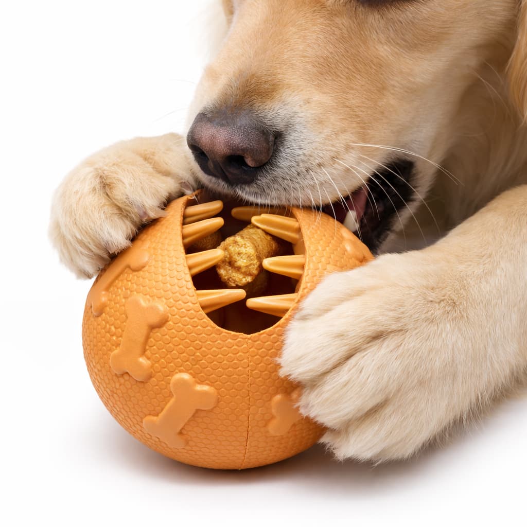 Bola Petisqueira para Cachorro Bravo Mascotas – Interativa e Resistente