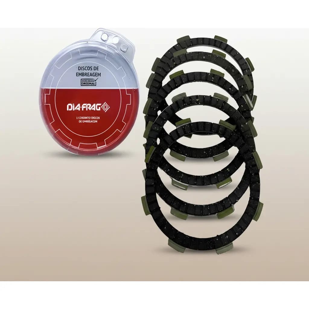Disco Embreagem Honda CG Titan Fan 125 150 160 NXR Bros Diafrag