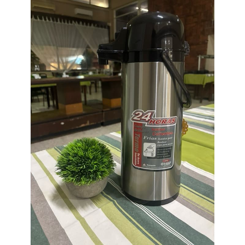 garrafa térmica inox para café chá chimarrão 1,9 litros