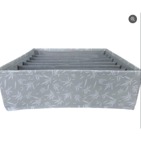 Organizador de Gaveta com 8 Compartimentos - Cinza