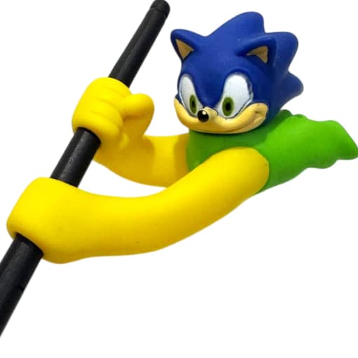 Enfeite De Antena De Carro Sonic Eleições eleição Amarelo Azul Brasil Brazil