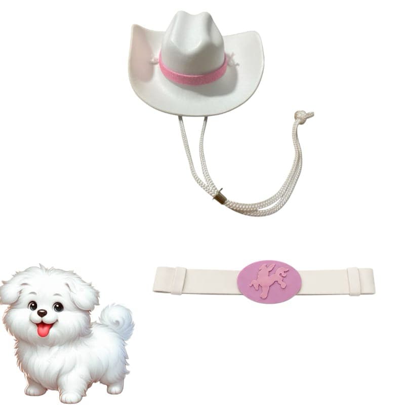 Chapéu Cowboy Para Pet Dog Para Cachorros e Gatos