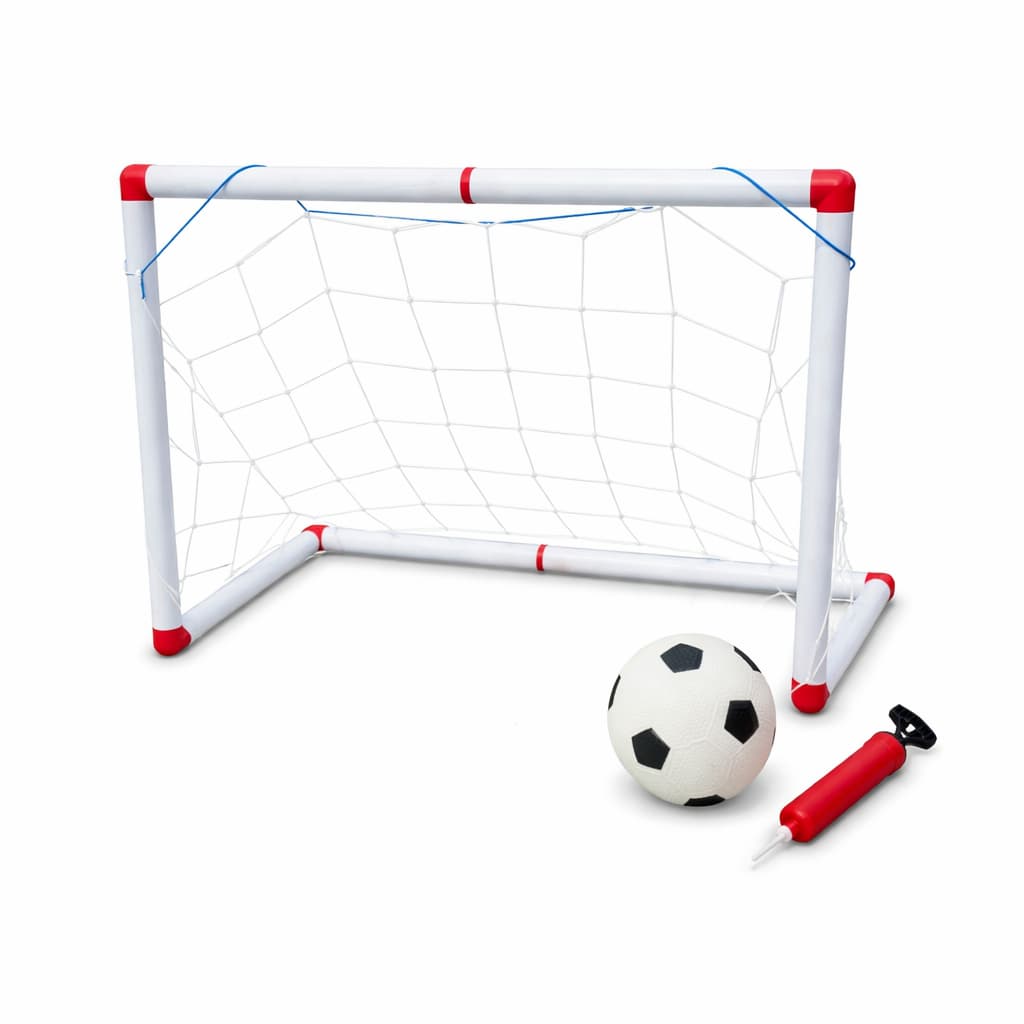 Kit Mini Trave Grande Futebol Infantil Com Bola e Bomba Gol Portátil Desmontável Brinquedo Esportivo