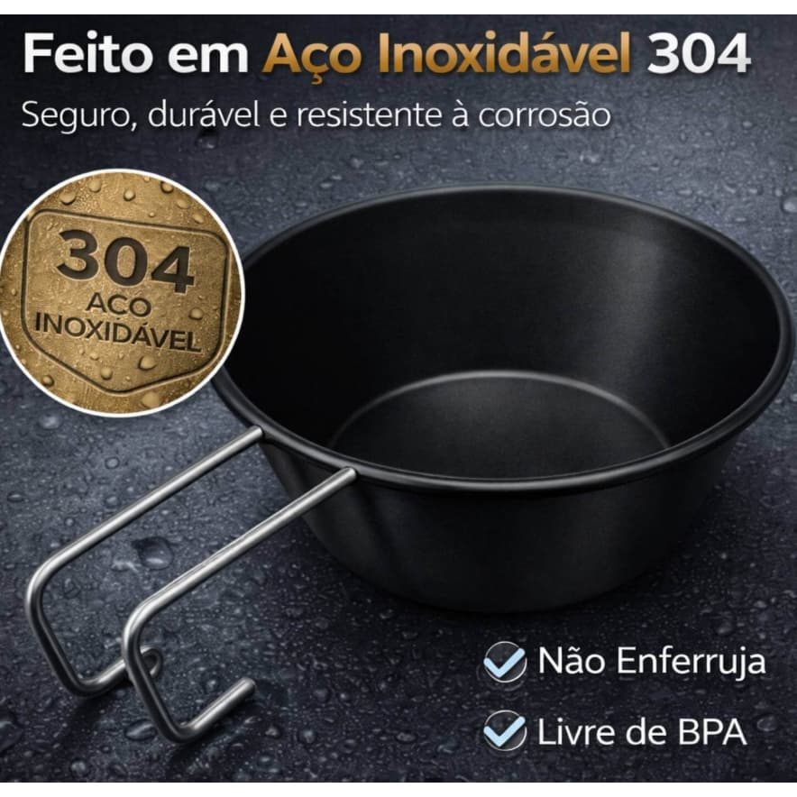 Tigela Inox Panela Inox Aço Inoxidável 304 Tigela 250ml Panela Pequena Tigela Resistente Utensílio De Cozinha Tigela Dur