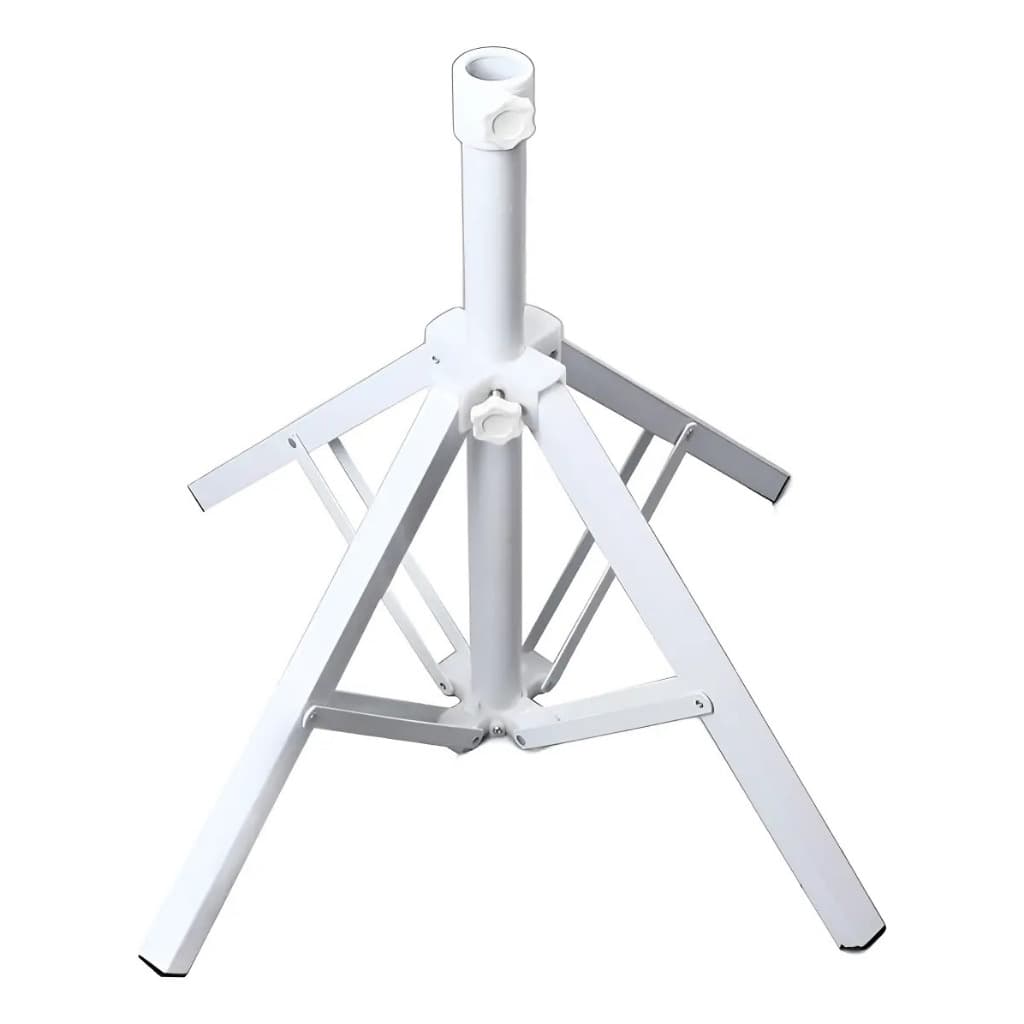 Suporte de Guarda Sol em Metal Branco