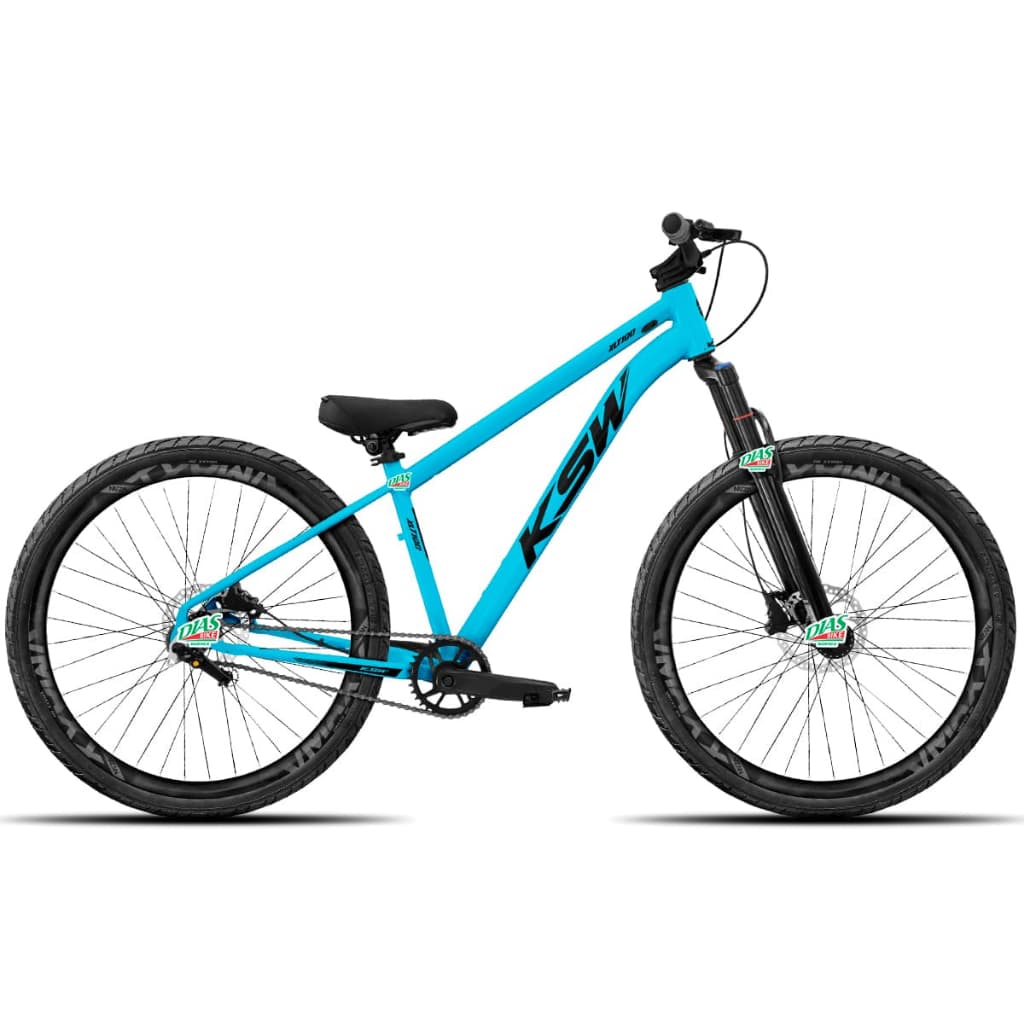 Bike do Grau KSW XLT Kit Single 1x1 Vmaxx DH Paredão Pneus Flame Freio a Disco Mecânico
