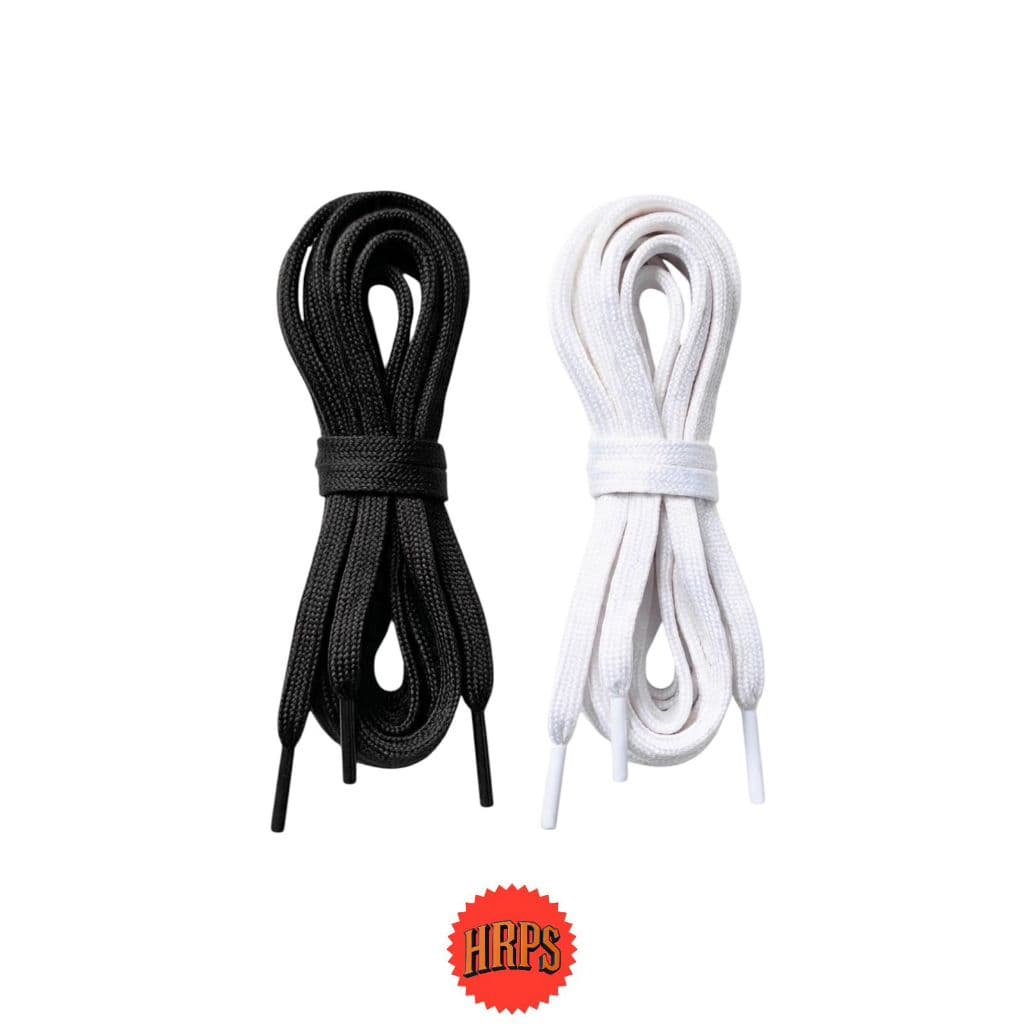KIT COM 2 CADARÇOS ACHATADO POLIESTER SUPER RESISTENTE PROMOÇÃO IMPERVIEL CORDÃO ATACADOR 1,40 2MM LARGURA