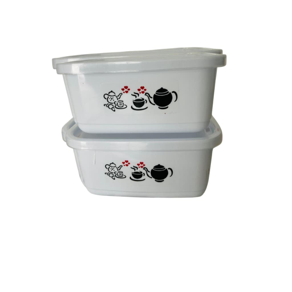 KIT 2 POTES ORGANIZADORES KIT MARMITA GRANDE KIT QUE VAI AO FREEZER E MICROONDAS