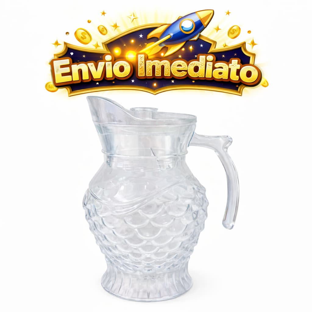 Jarra de Vidro Serena 1.8L Design Esculpido e Alta Capacidade Envio Imediato