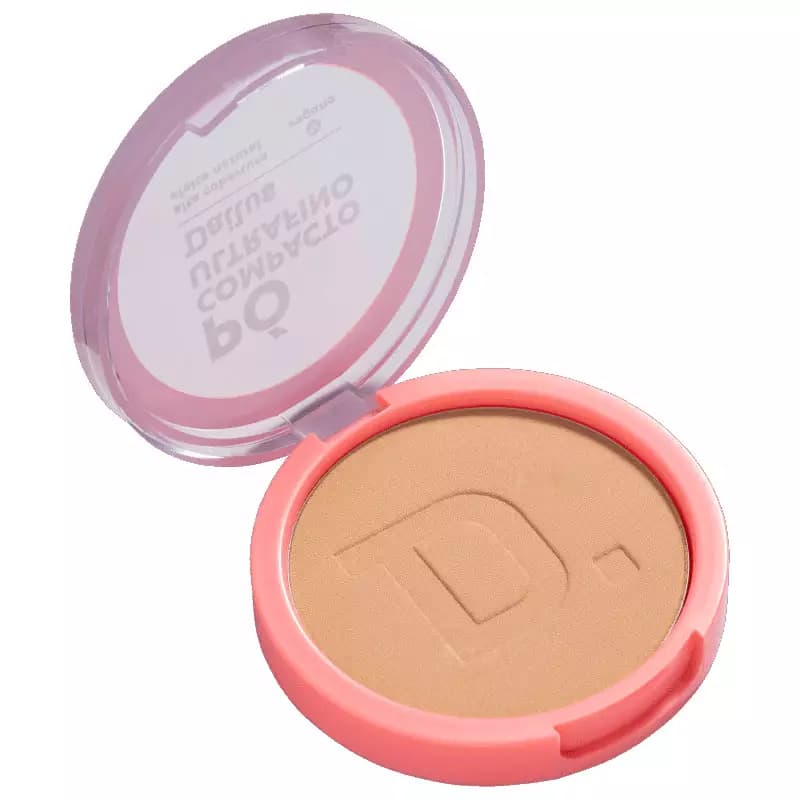 Dailus Pó Compacto Ultrafino Facial Acabamento Natural e Vegano (Claro/Médio/Escuro)