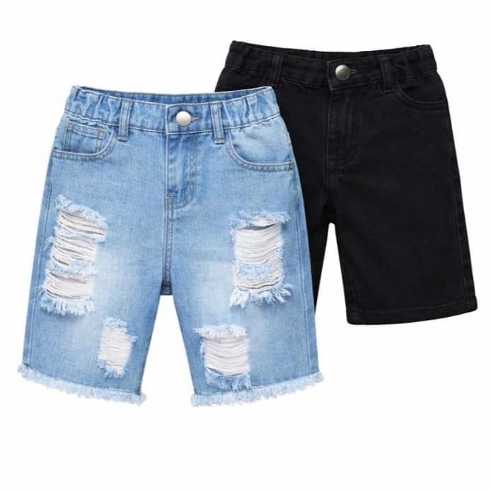 Kit 2 Bermudas Infantil Menino 2 ao 16 Anos C/ Lycra Várias Cores Confortável