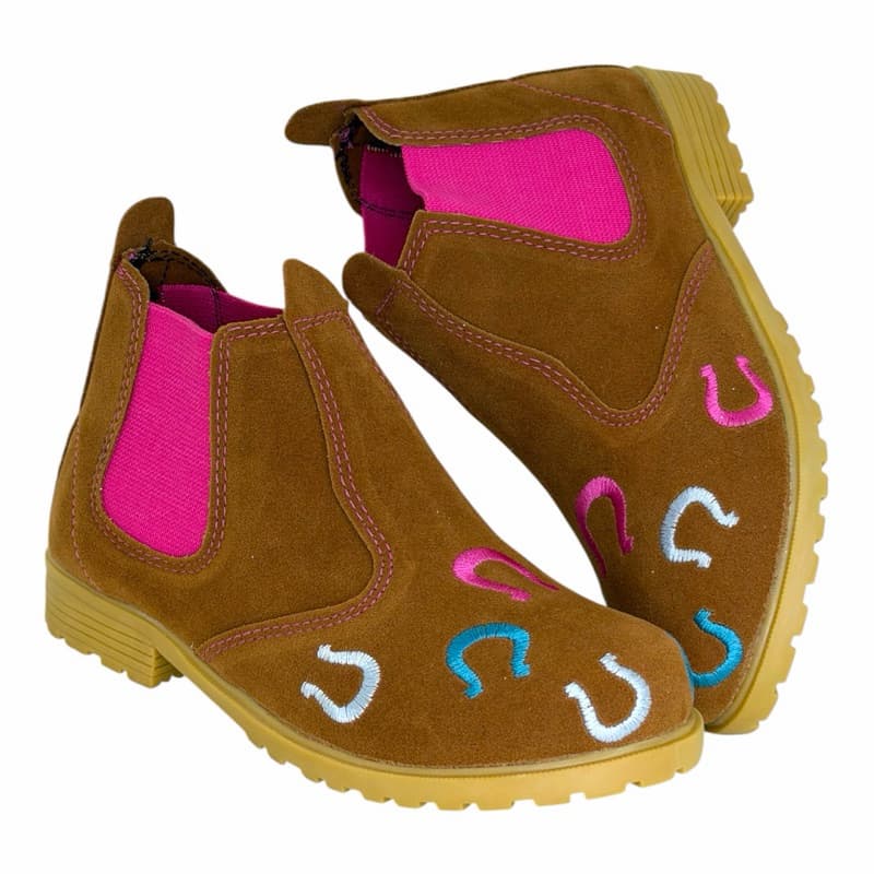 Bota cautry Infantil bordada boiadeira