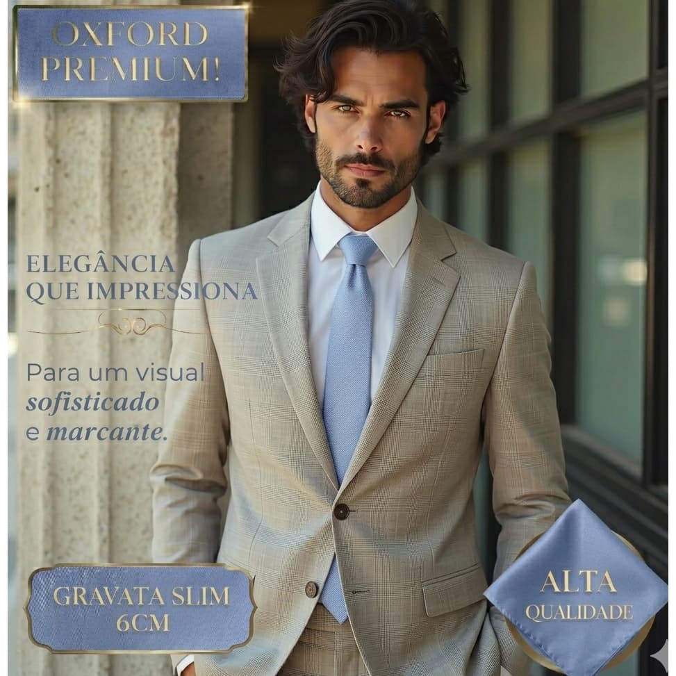 Gravata masculina Azul Serenity Glacial R11,90 acima de 4 unidades - Verificar na página!!!