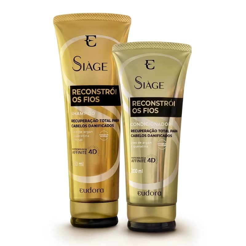 Kit Siàge Reparação dos Fios: Shampoo 250ml + Condicionador 200ml