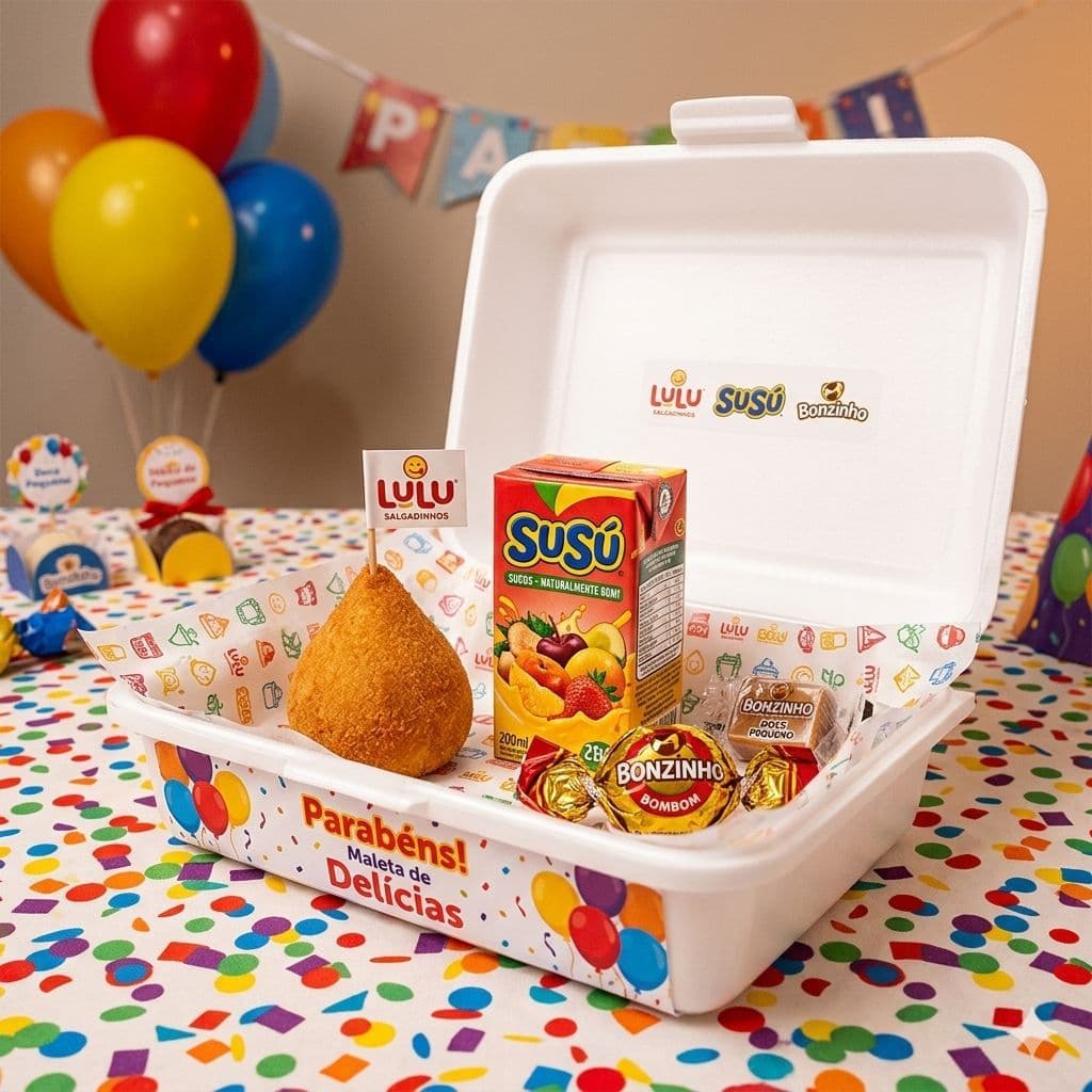 15 peças Multibox -Maleta p/ Lanche- Lancheira- Caixa Multiuso- Caixa Gourmet