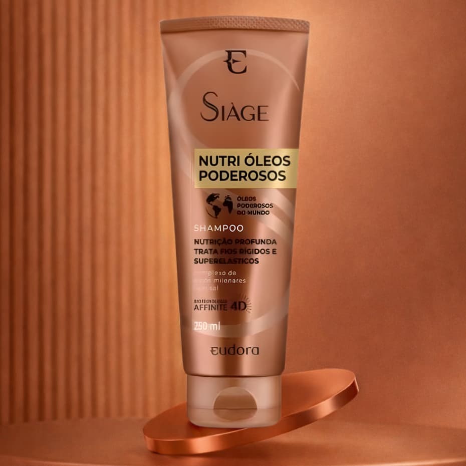 Shampoo Eudora Siáge Nutre Óleos Poderosos 250ml Nutrição Profunda