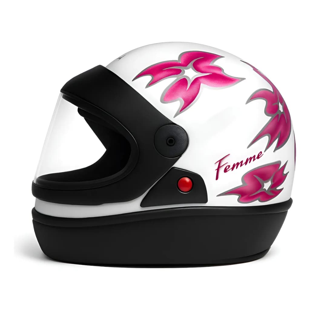 Capacete San Marino femme branco masculino feminino promoção