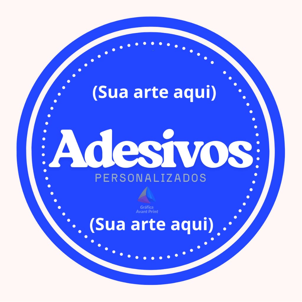 Etiquetas Personalizadas Adesivo Vinil Sua Arte 3x3 4x4 5x5