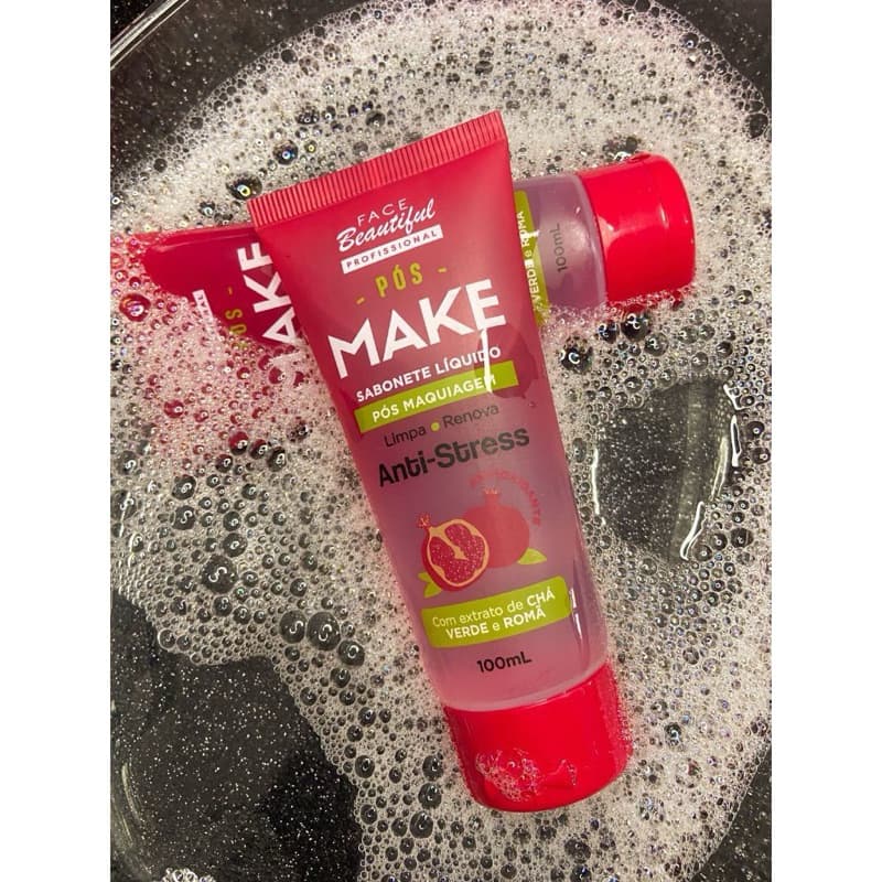 Sabonete Líquido Pós Make Bisnaga Face Beautiful 100 ml