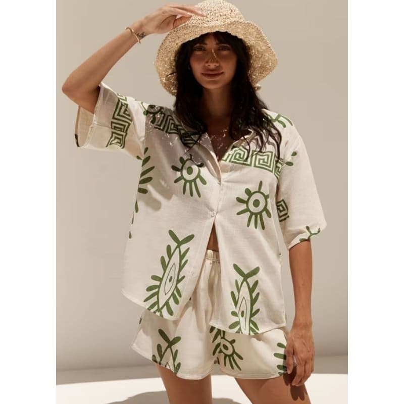 conjunto camisa e shorts feminino, conjunto de praia