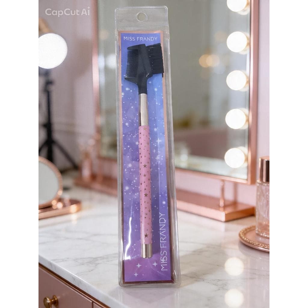 PINCEL ESCOVINHA E PENTE PARA MAQUIAGEM -  MISS FRANDY