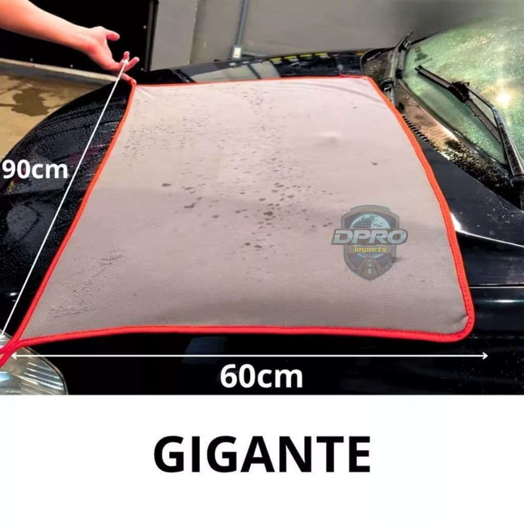 Toalha Mágica Automotiva 600gsm 60x90cm JS Maxx Twist Super Macia Profissional Não Solta Pelo