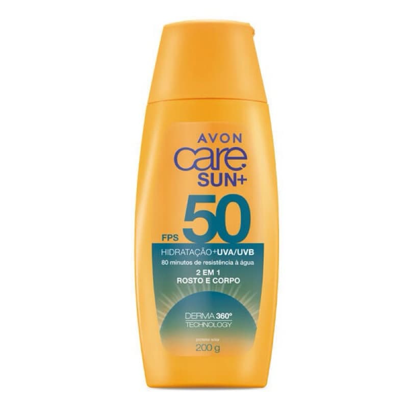 Protetor Solar 2 em 1 Avon Care FPS 50 200g