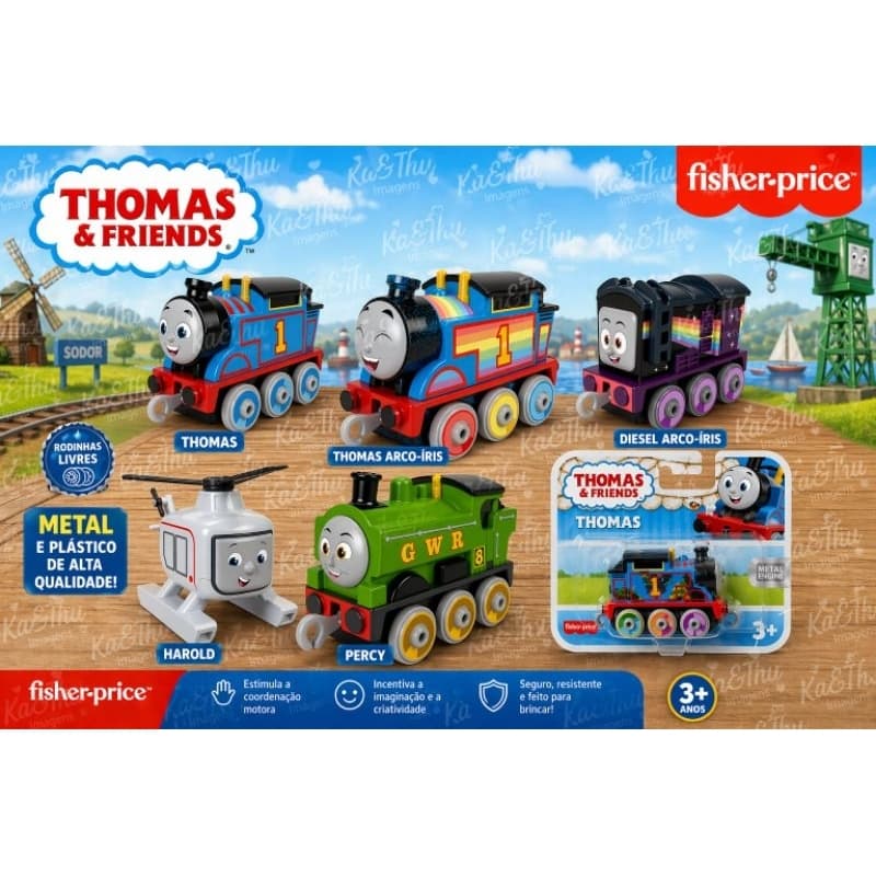 Thomas E Seus Amigos Locomotivas Die-Cast