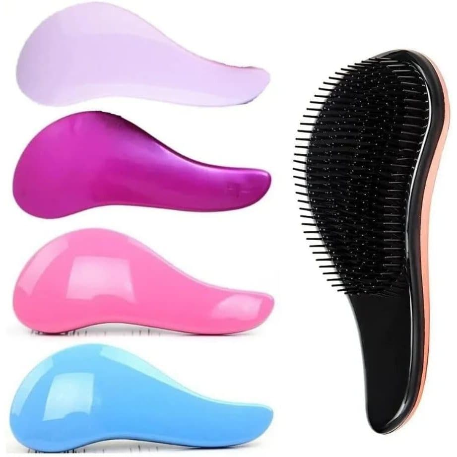 Escova Magica Anti Frizz Desembaraçadora Não Puxa Nem Quebra o Cabelo Cabelos Lisos Cacheados