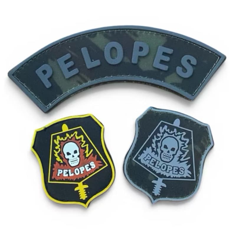 BREVÊ EMBORRACHADO COM VELCRO PARA FARDA / BONE / MOCHILA E OUTROS