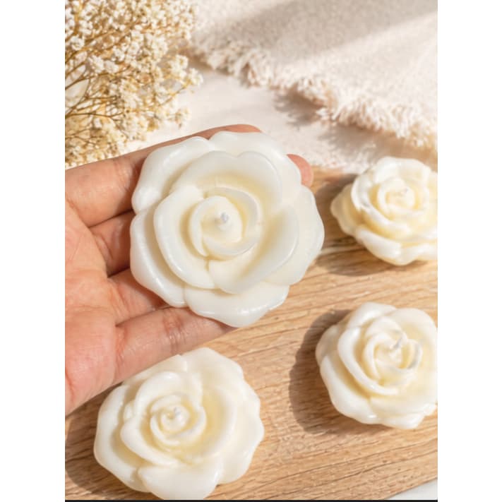 vela aromática flor, lembrancinha vela aromática rosa, lembrancinha de aniversário