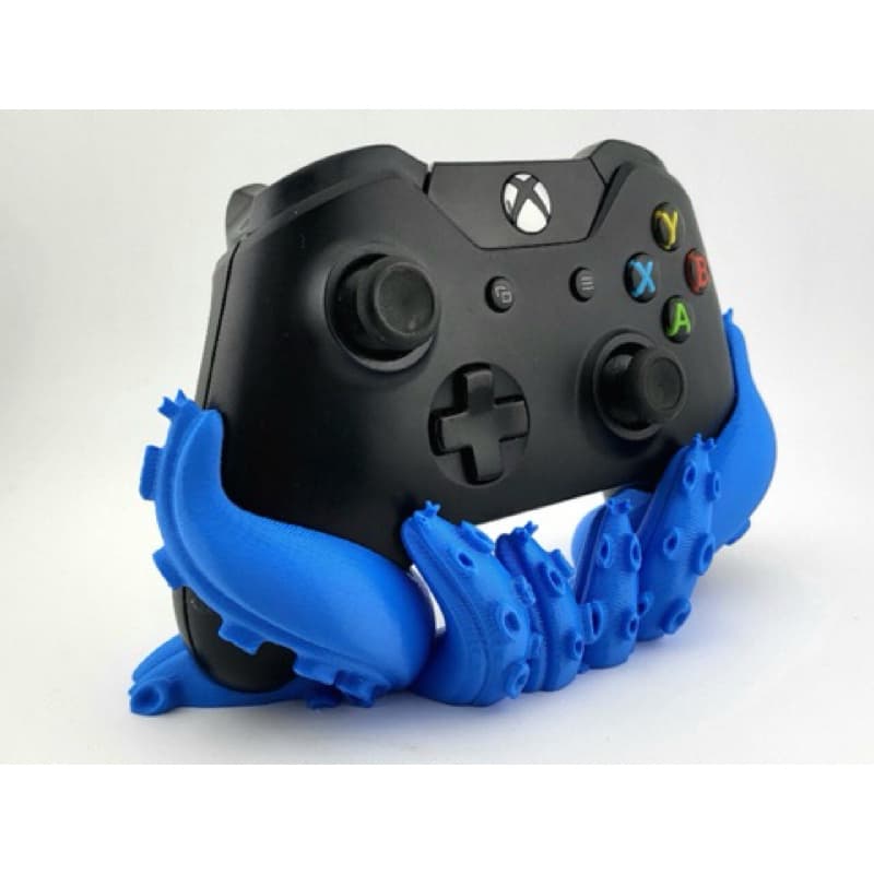 Suporte Controle PS5 Xbox | Base Gamer Tentáculos Criativo | Porta Joystick Mesa Setup Gamer Diferente