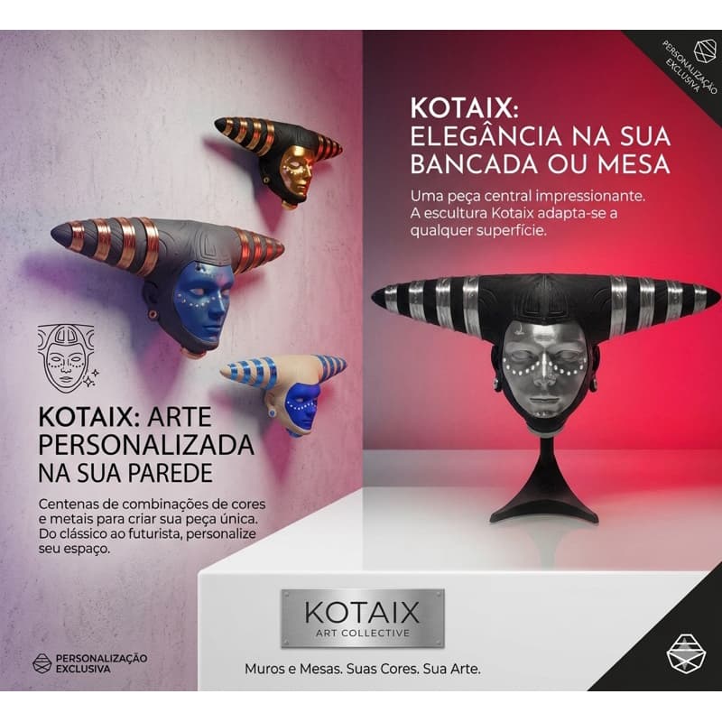 ESCULTURA KOTAIX – ARTE FUTURISTA QUE IMPRESSIONA