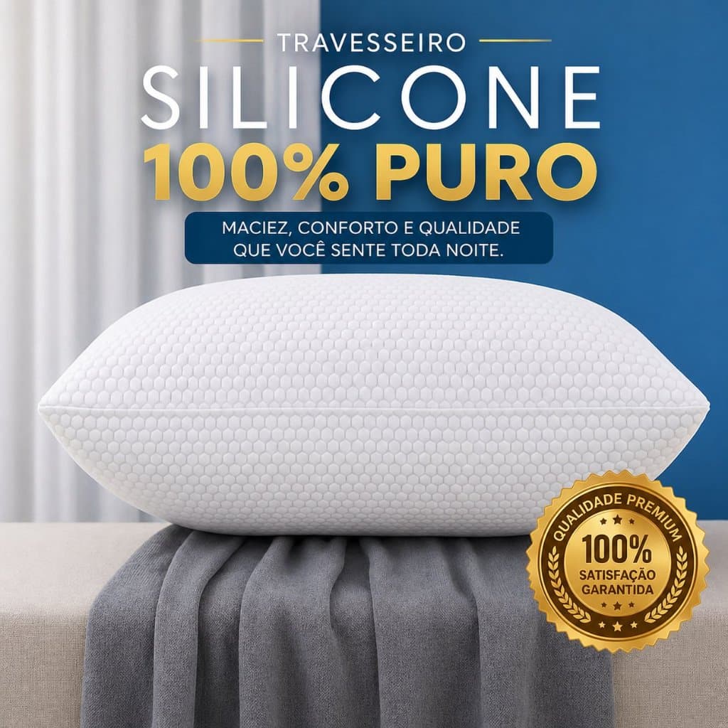 Travesseiro Travisseiro Nasa Flex Silicone Alto Macio Confortável Premium Fabricante