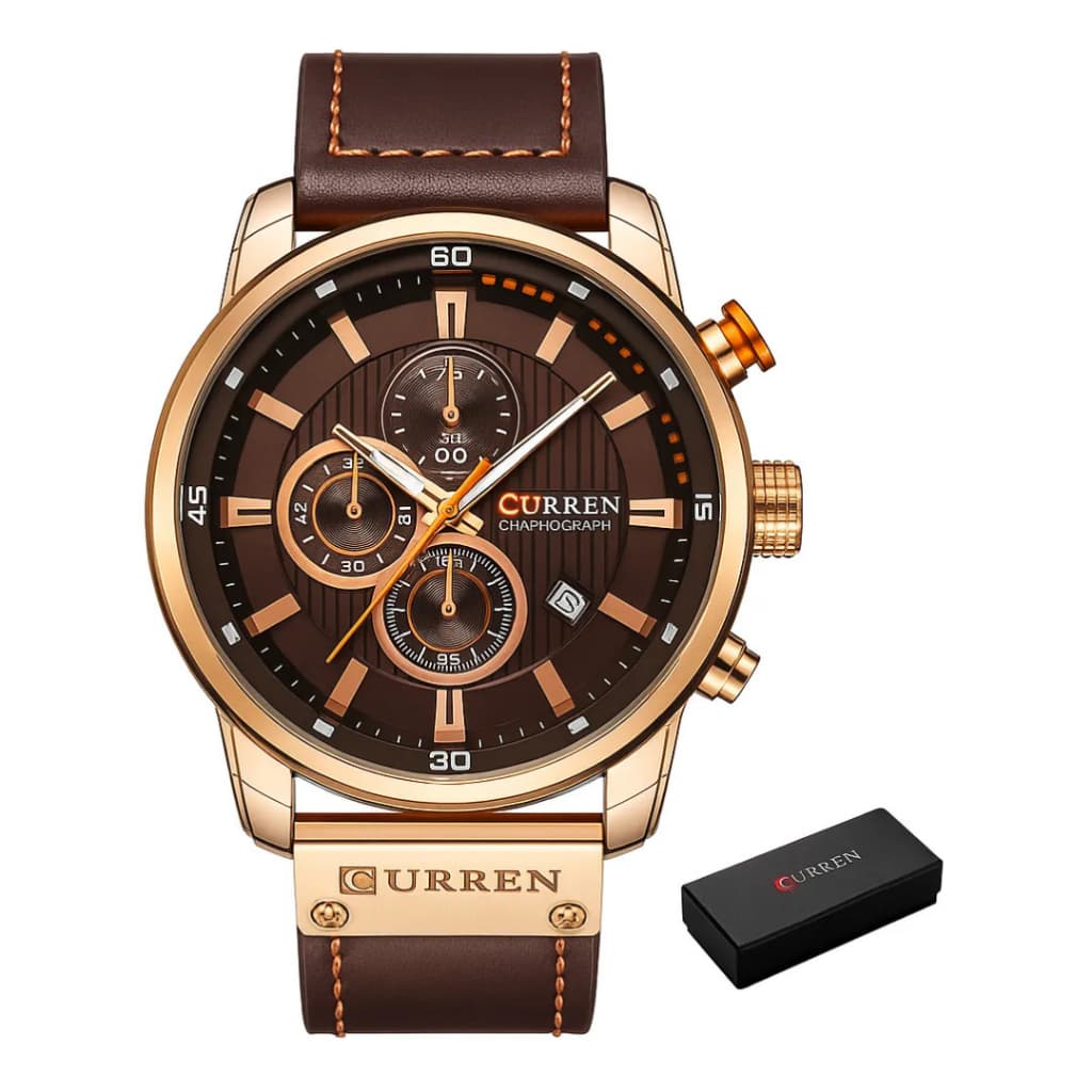 Relógio Masculino Curren Original Funcional Cronógrafo 8291