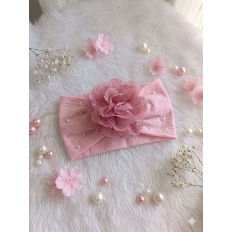 Tiara Turbante Luxo Bebe Ensaio Bebe Reborn