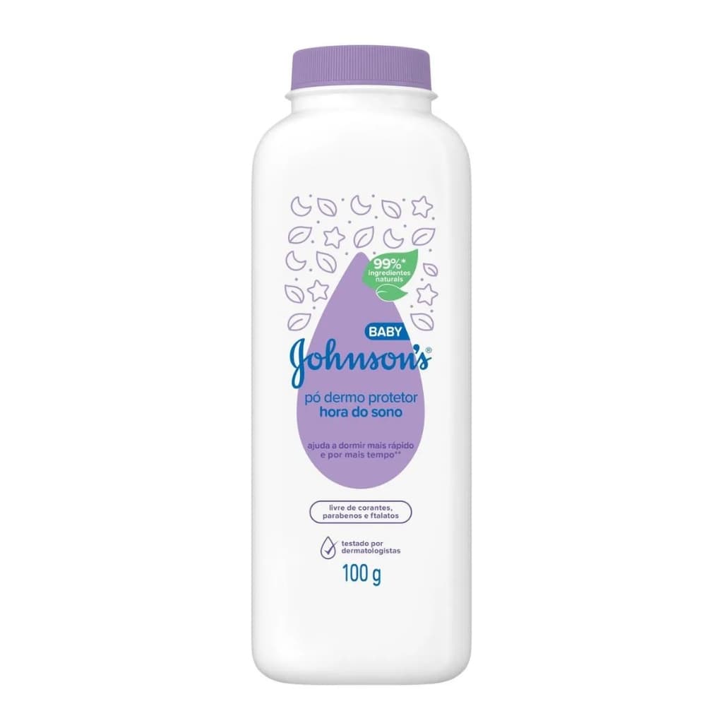 Talco Dermo Protetor Johnson's Baby Hora do Sono 100g