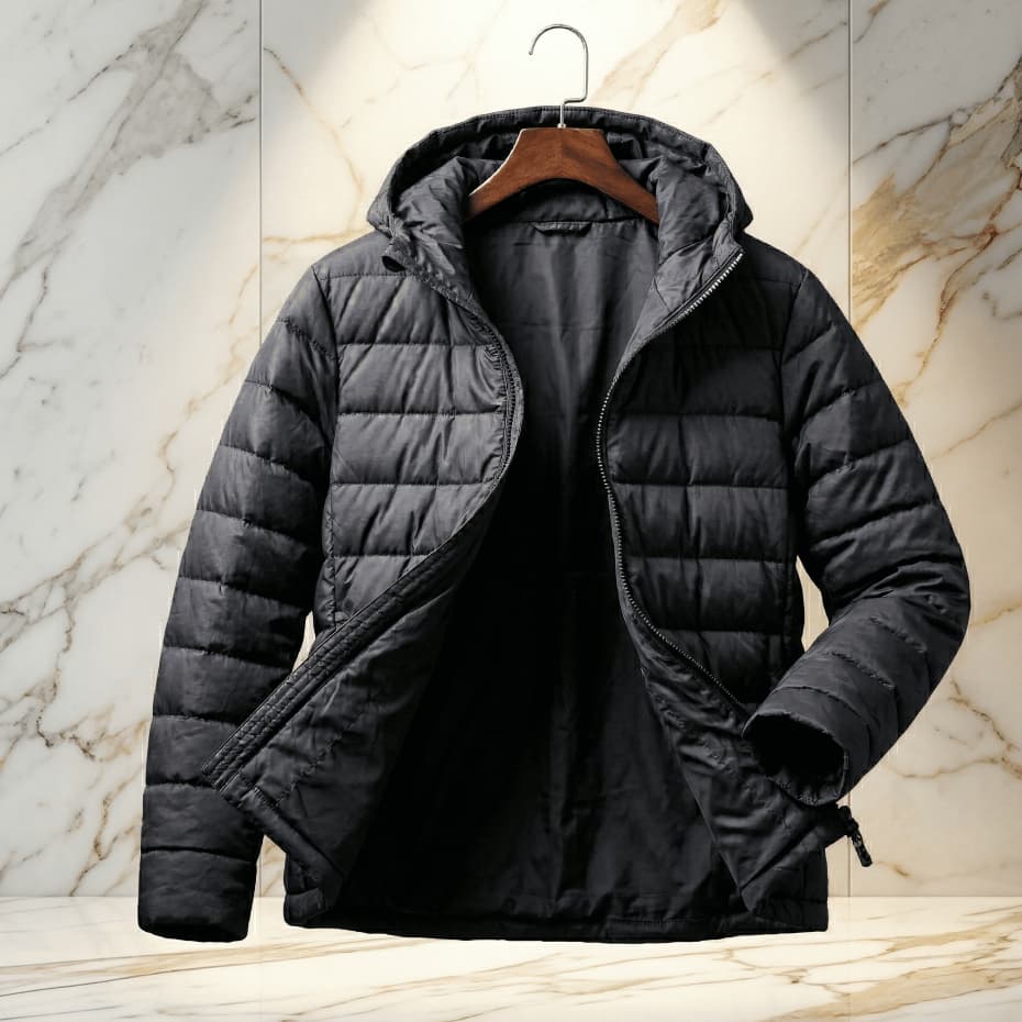 Jaqueta Puffer Masculina Ogochi Impermeável Bobojaco Bomber Jogger Corta Vento Blusa de Frio Inverno