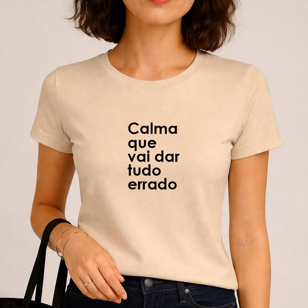 Blusa Camiseta Babylook Feminina Namaste Tendencia Moderna Estilosa 100% Algodão