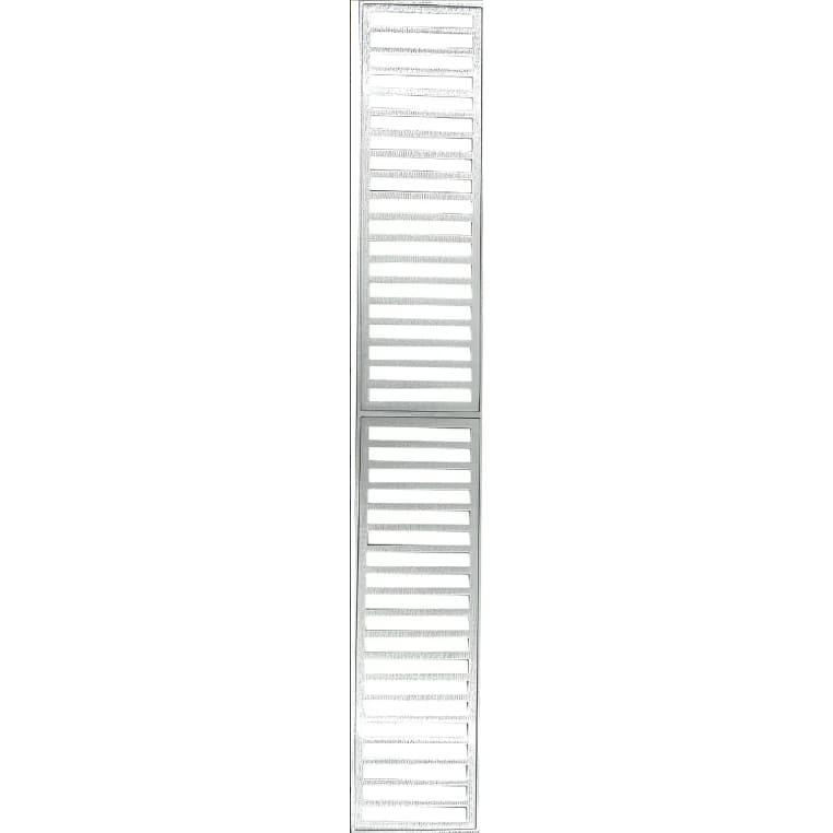 Ralo Linear Com Suporte Área Externa 15x100 Alumínio Fundido