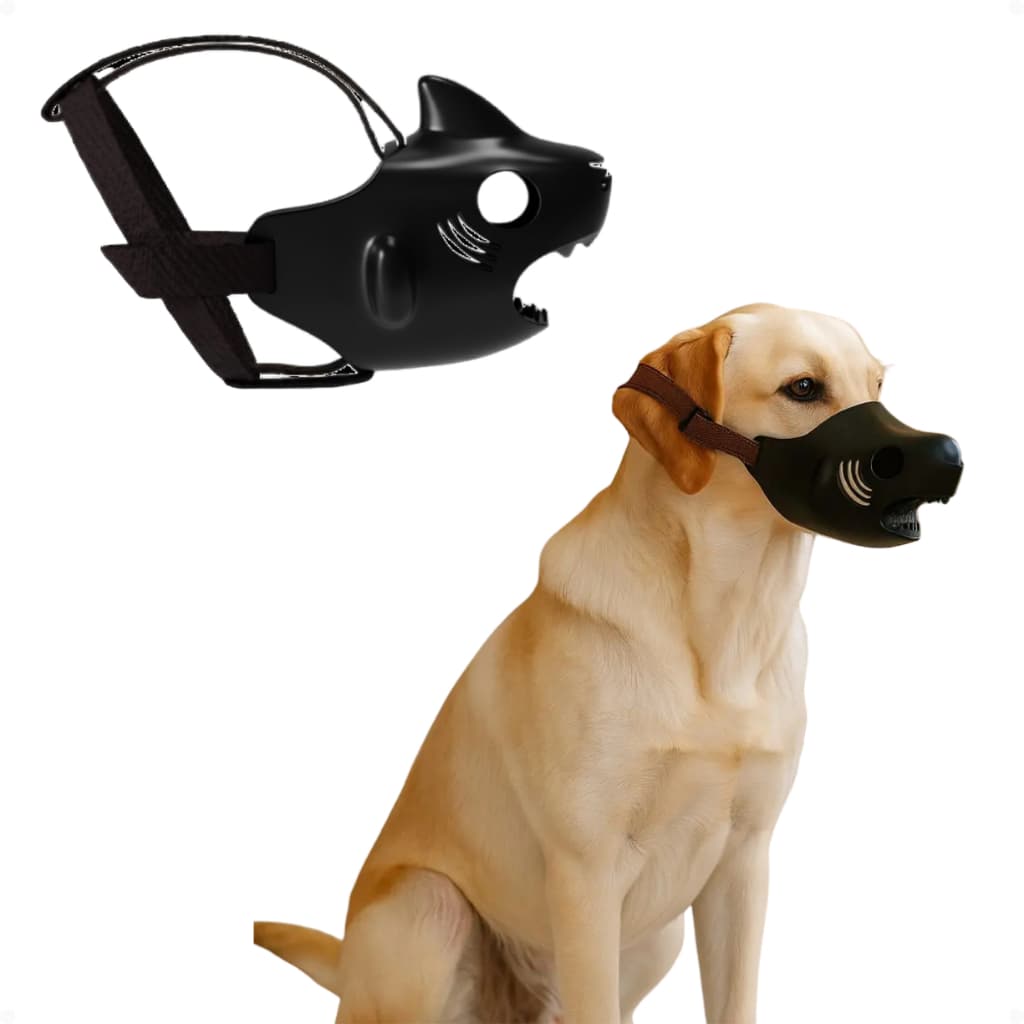Focinheira Em Silicone Confortável Ajustável tamanho P M G Maleável para Cachorro Cão Cães