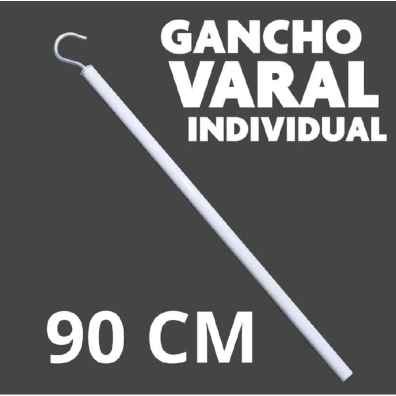 HASTE PUXADOR DE VARETAS COM GANCHO 0,90 CM PARA VARETAS DE VARAIS INDIVIDUAIS