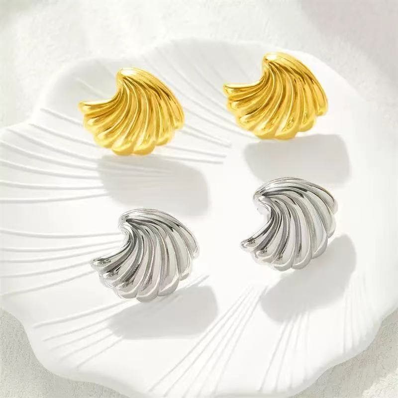 Brincos Femininos Aço Inox Dourado Hipoalergênico Não Desbota Elegante Vários Modelos Uso Diário