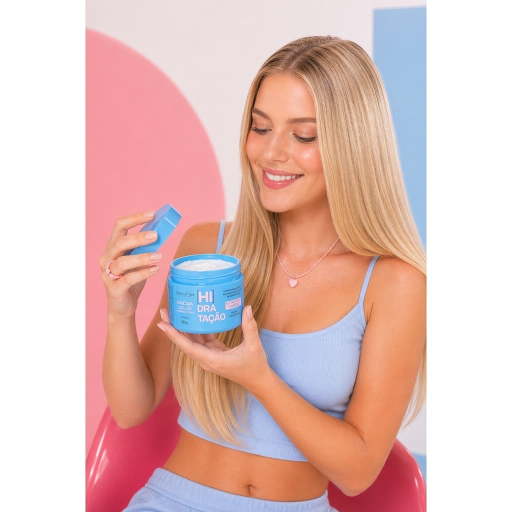 Máscara Capilar Hidratação Intensiva Forbelle Professional 500g - Com Óleo de Coco e Pantenol