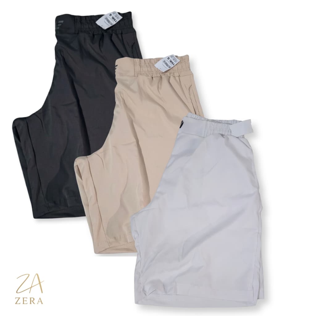 Kit 3 Short Esportivo Americano Masculino 100% poliester